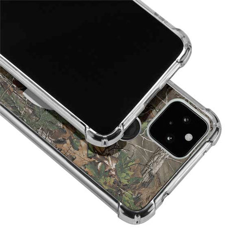 NFL Los Angeles Rams Realtree Xtra Green Camo Google Pixel 5 Clear Case